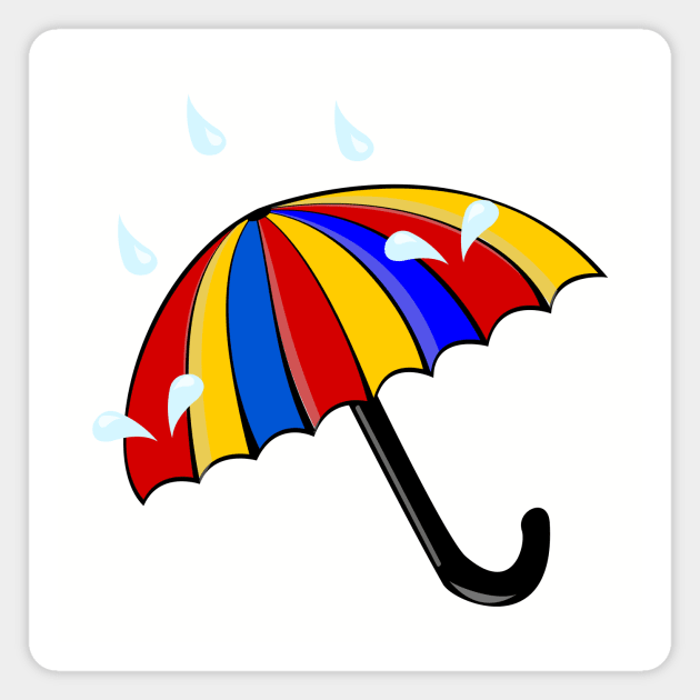 Under My Umbrella Magnet by traditionation